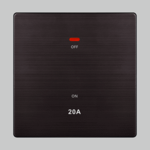 L70- مفتاح سخان 20A عريض - اسود